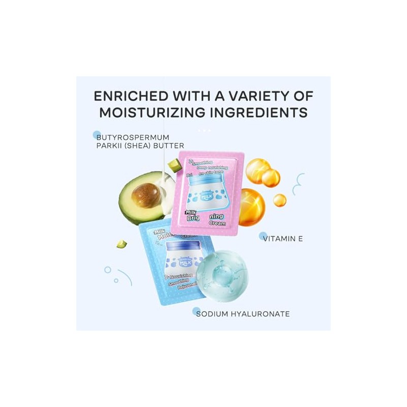 Mrcuvaryas Set Cuidado Facial Mujeres Adolescentes Kit Limpiador Sérum Crema