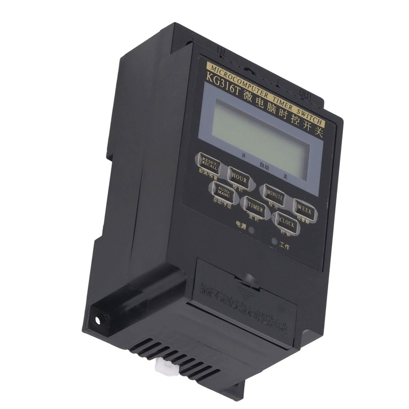 Time Switch Mechanical Timer Auto Controller Power Off Memory 25A