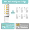 TJOY G9 LED Bulb 4W, 3000K Soft Warm White 6