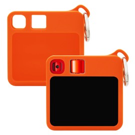 Hanload Silicone Protective Case for Rabbit R1 AI Device, Protective Cover Sleeve for Scratch-Resistant, Drop Protection, Rabbit R1 Accessories (Orange)