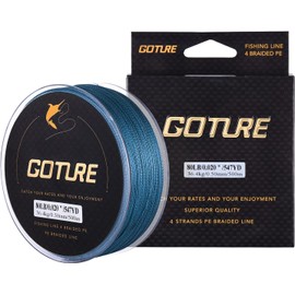 Goture Braided Line, Braided Fishing Line Saltwater Freshwater,30LB, 547Yds, 0.25MM, Dark Grey