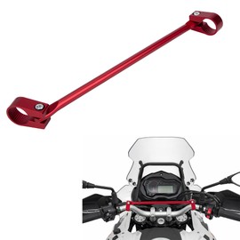 Tunejoy Motorcycle Handlebar Strut 22 mm Motorcycle Balance Bar Adjustable Aluminium Alloy for Offroad Moto Dirt Pit Bike ATV 330 mm Red