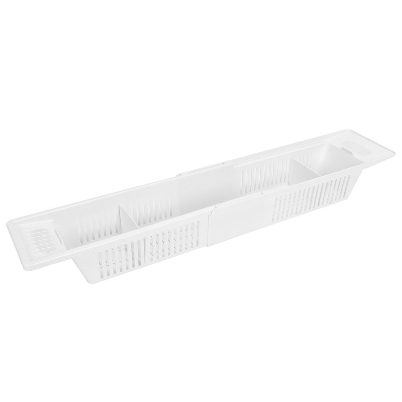 Storage Basket Retractable Bathtub Storage Rack for for Shampoo Shower