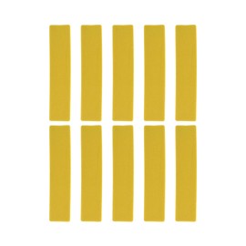 Gonetre 10pcs Court Line Markers For Tennis Basketball Badminton Pickleball Courts, Sports Court Line Marker Kit, Tennis Spot Marker, Marking Lines For Outdoor Indoor, Yellow 34 * 7.5cm