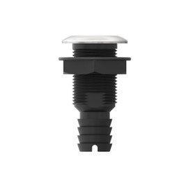 SEAFLO 3/4” 316 Stainless-Steel-Capped Thru Hull Through Hull 4-Year Warranty, Anti-Corrosion, Ultra-Durable with Built-in Check Valve, 4-Year Warranty (1-Pack)