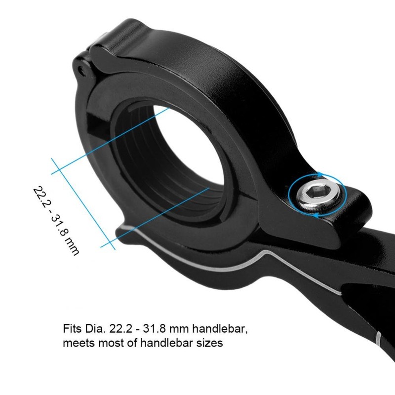 Extensor de manubrio de bicicleta, soporte de extensi¨®n de manubrio
