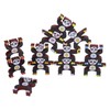 Wooden Stacking Games Toddler Children Interlock Balancing Blocks Educational ToyPanda