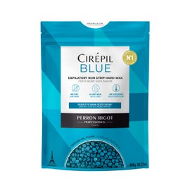 Cirepil - Blue - 800g / 28.22 oz Hard Wax Beads Bag - Face & Body Wax, Unscented & No Strip Needed - Perfect for Sensitive Skin & Brazilian Waxing - Fluid Gel Texture, Easy Hair-Removal