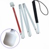 Blind Man White Wand, Foldable 6 Tier Aluminum , , ,