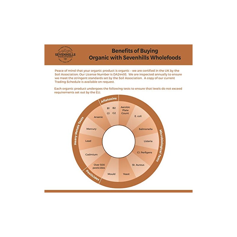 Sevenhills Wholefoods Organic Spirulina Powder 500g