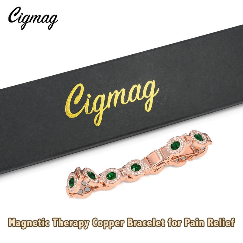 Copper Magnetic Bracelet for Women 3800 Gauss Magnets Pure Copper