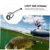 Kisangel 16pcs Stainless Steel Fishing Rod Guide Set Durable Ceramic