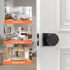 Haidms Black Interior Door Knobs, Zinc-Alloy Heavy Duty Round Matte