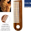 Giorgio G45 Large 6.55 Inch Hair Detangling Comb, Wide Teeth