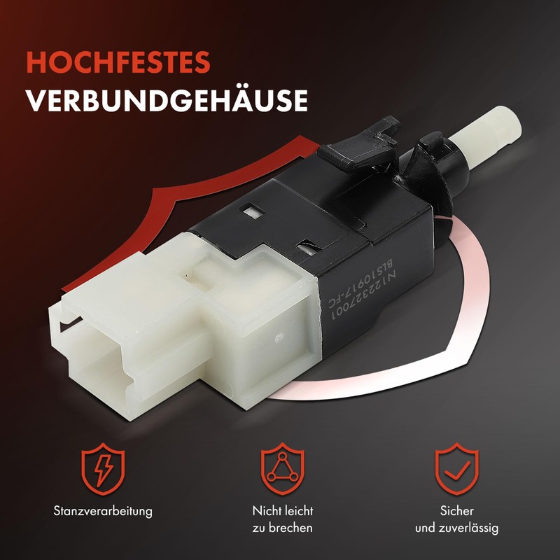 Frankberg 1x Brake Light Switch 4-Pin Compatible with E-Class W211