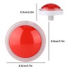 Tissting 100mm Game LED Light Button, 12V Lit Illuminated Push