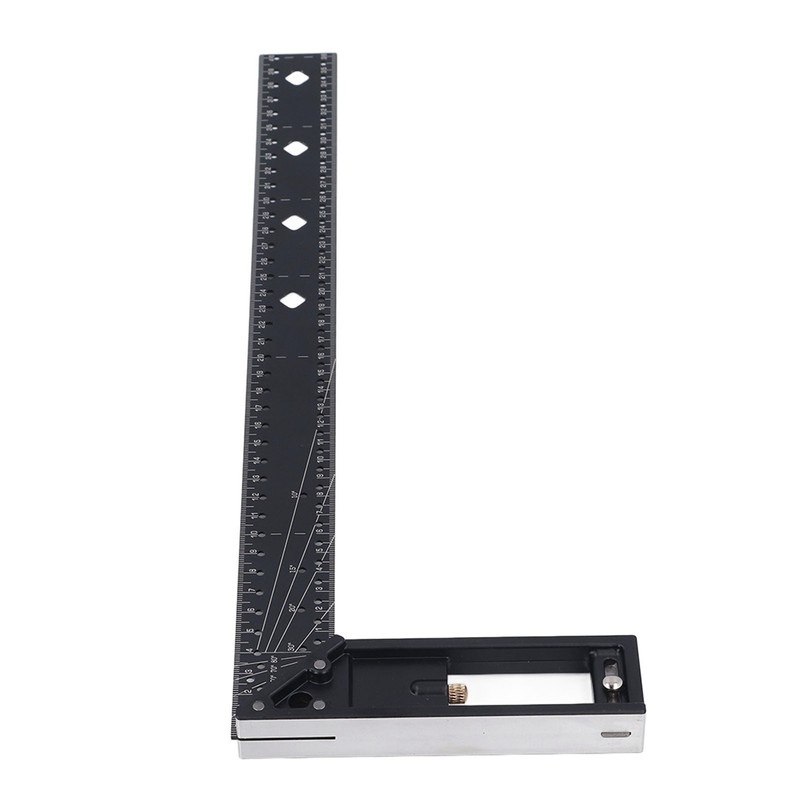 Multi Angle Measuring Ruler 40cm 16in 45 90 Degree Combination