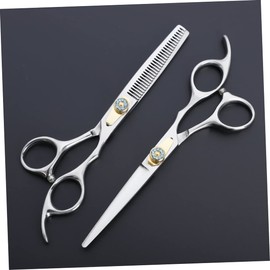 IWOWHERO Professional Hairdressing Scissors Premium Stainless Steel Hair Shear for Home and Salon Use for Hair Cutting and Thinning Lightweight and Durable Design