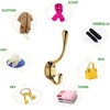 TERF® Polished Brass Double Wall Mounted & Door Hooks Hat