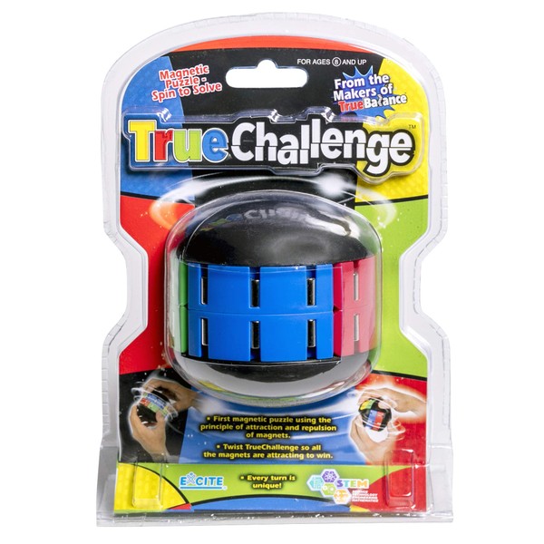 TRUEChallenge by TRUEBalance Is The Ultimate Magnetic Puzzle Game- Spin to Solve. Nothing beats the Challenge and exhilaration of solving puzzles. Best coordination and STEM learning toy on the market