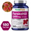 NusaPure Forskolin 2100mg Per Veggie Caps - 180 Capsules (Non-GMO