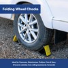Leisurewize - Pack of 2 Heavy Duty Foldable Wheel Chocks
