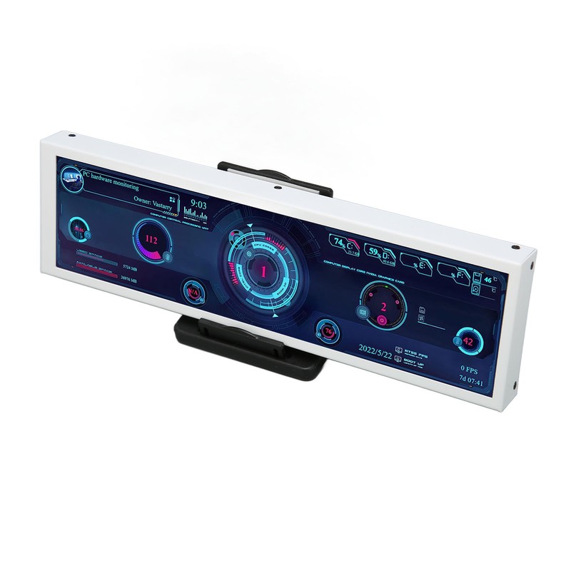Computer Temp Monitor 8.8 Inch IPS Theme Editor Auto Off