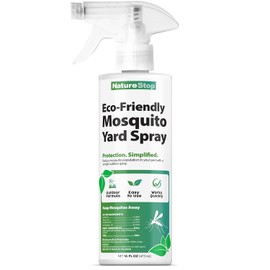 Eco-Friendly Mosquito Yard Spray – Helps Deter Mosquitoes from Yards, Patios & Outdoor Areas, 16 oz (475mL)