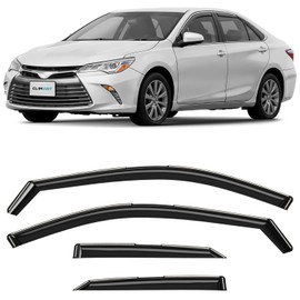 CLIM ART in-Channel Incredibly Durable Rain Guards for Toyota Camry 2015-2017, Original Window Deflectors, Vent Window Visors, Vent Deflector, 4 pcs. - 615306