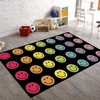 champion rugs Kids/Baby Room/Daycare/Classroom/Playroom Area Rug Smiley Face Colorful Colorful