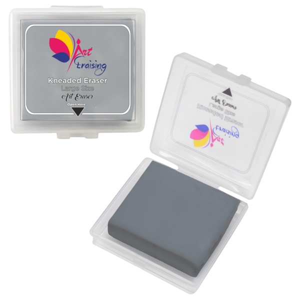 Kneaded Erasers for Artists,Erasers for Drawing Art, Large Size Grey
