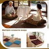 Gfobip Floor Pillows Set Square Chair Cushion Pad Tufted Seat