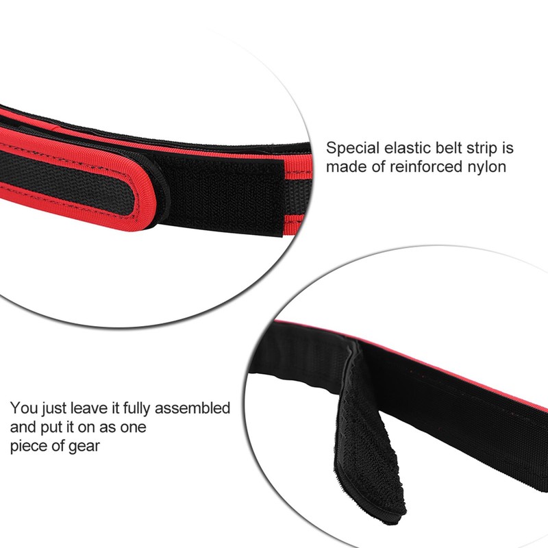 Outdoor Tactics Competition High Speed Special Shooting Waist Belt (Red