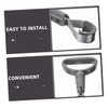 KOMBIUDA 2pcs Plastic Semicircle Handle Grips Car Handle Assist for