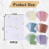 90 Sheets Textured Scrapbook Paper with Decor Mesh Fabric Creative