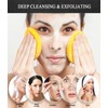 3 Pieces Cleaning Sponge Wet Wipes, Soft Cleaning Powder Puff,