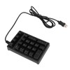 Mechanical Numeric Keypad Wired 21 Keys Blue Switch Color LED