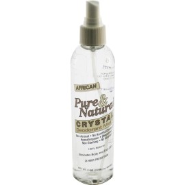 Madina African Pure & Natural Crystal Deodorant Mist Spray [8 oz. - Clear]