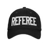 Classic Referee Hat Premium Cotton Low Profile Unstructured Adjustable Strapback
