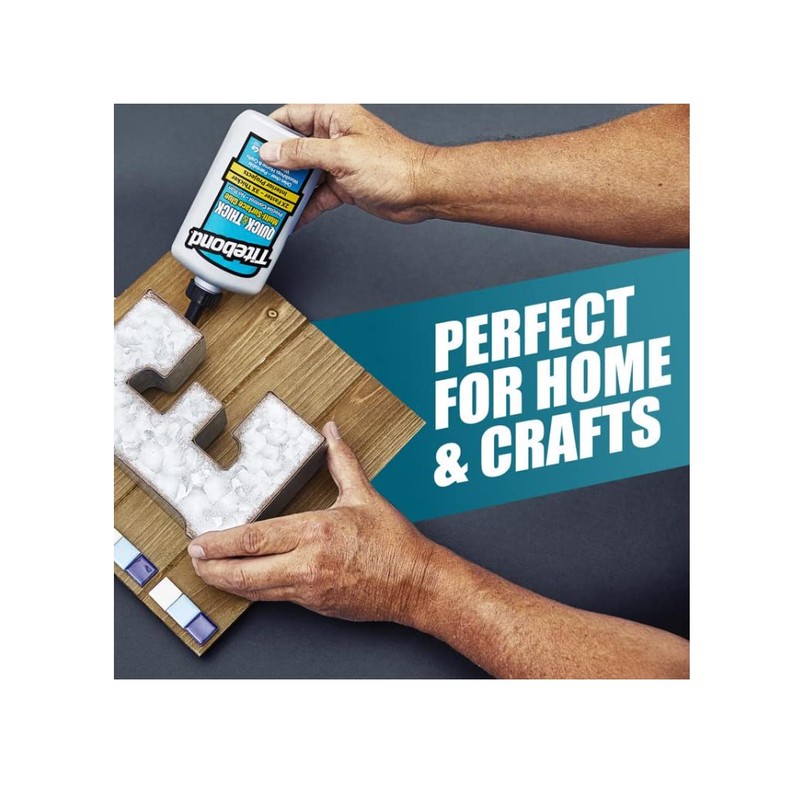 Titebond Glue Wood Molding 8oz Clear Extra Thick & Fast