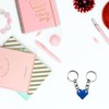 Tabanzhe Couple Heart Key Ring Set - Heart-shaped Key Rings