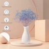 Unbreakable Vase for Flowers, Ceramic Look Plastic Vase for Home