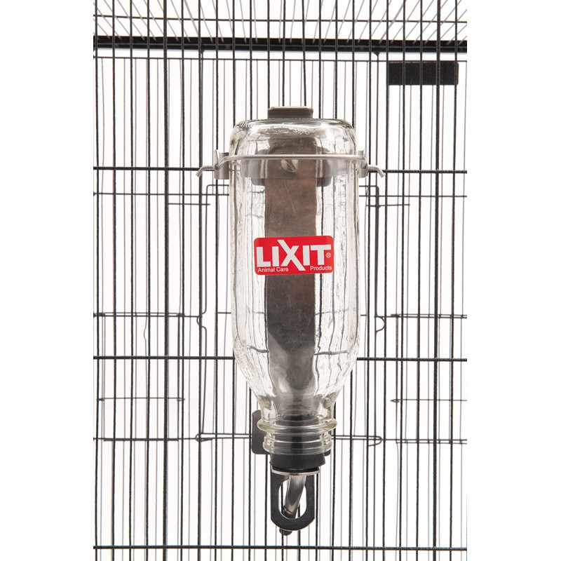 Lixit Heavy Duty Deluxe Glass Water Bottles for Birds, Dogs