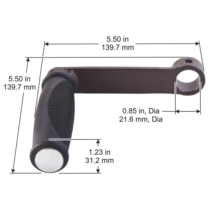 Liberty Garden Products CRK0007 Replacement Crank Arm, Bronze