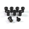 Speedy Fasteners Black Aluminium Motorcycle Wind Screen Windshield Bolts Washers