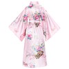 Japanese Anime Women's Long Kimono Robe Fancy Dress Hand Held