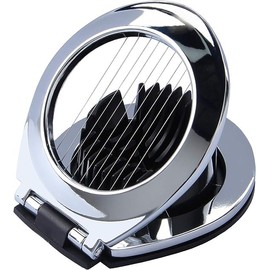 3 Style Egg & Fruit Slicer/Chopper - 3 Cutting Styles, Slice, Wedge, Crumble, Stainless Steel Body & Cutting Wire, Boiled Eggs, Banana, Strawberry, Fruits, Mushrooms, Ham, Kitchen Tool, Even Slices