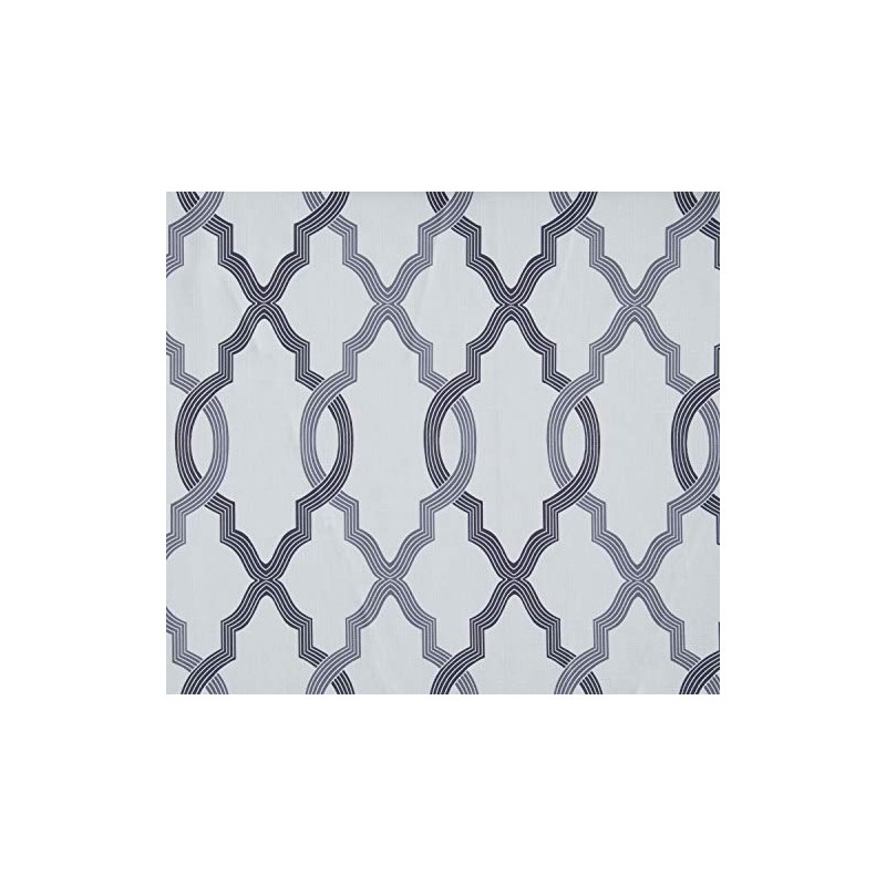VCNY Home - Light Filtering Panel Pair, Quatrefoil Trellis Curtains,