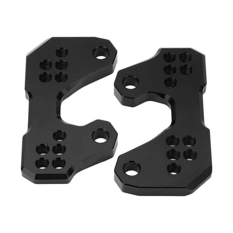 Motorcycle Adjustable Rearset Foot Pegs Mounting Base Replacement for YZF