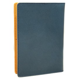 BlissLeather (Tochigi Leather Made in Japan) Luxury Genuine Leather Passport Case Made in Japan, navy